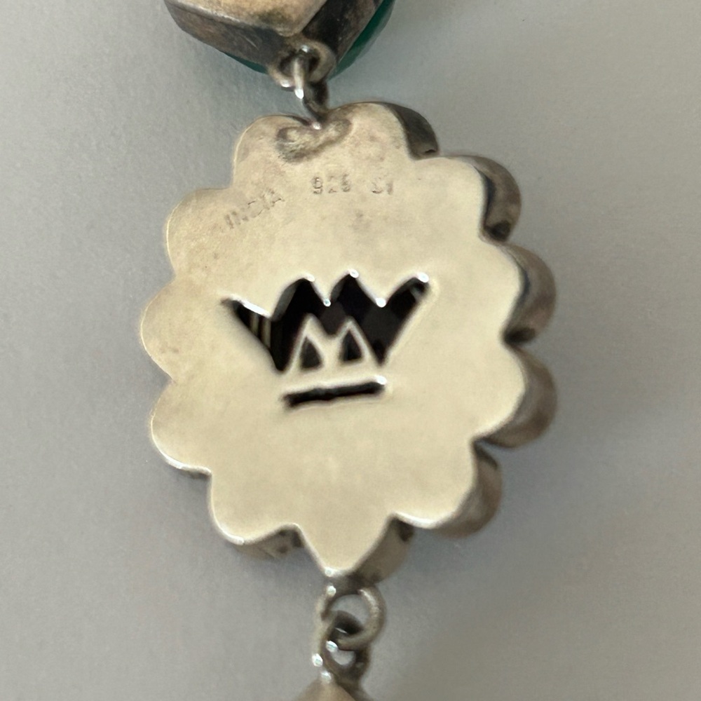 Sterling Silver 925 India Designer Ruby Tourmalin… - image 3